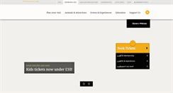 Desktop Screenshot of edinburghzoo.org.uk